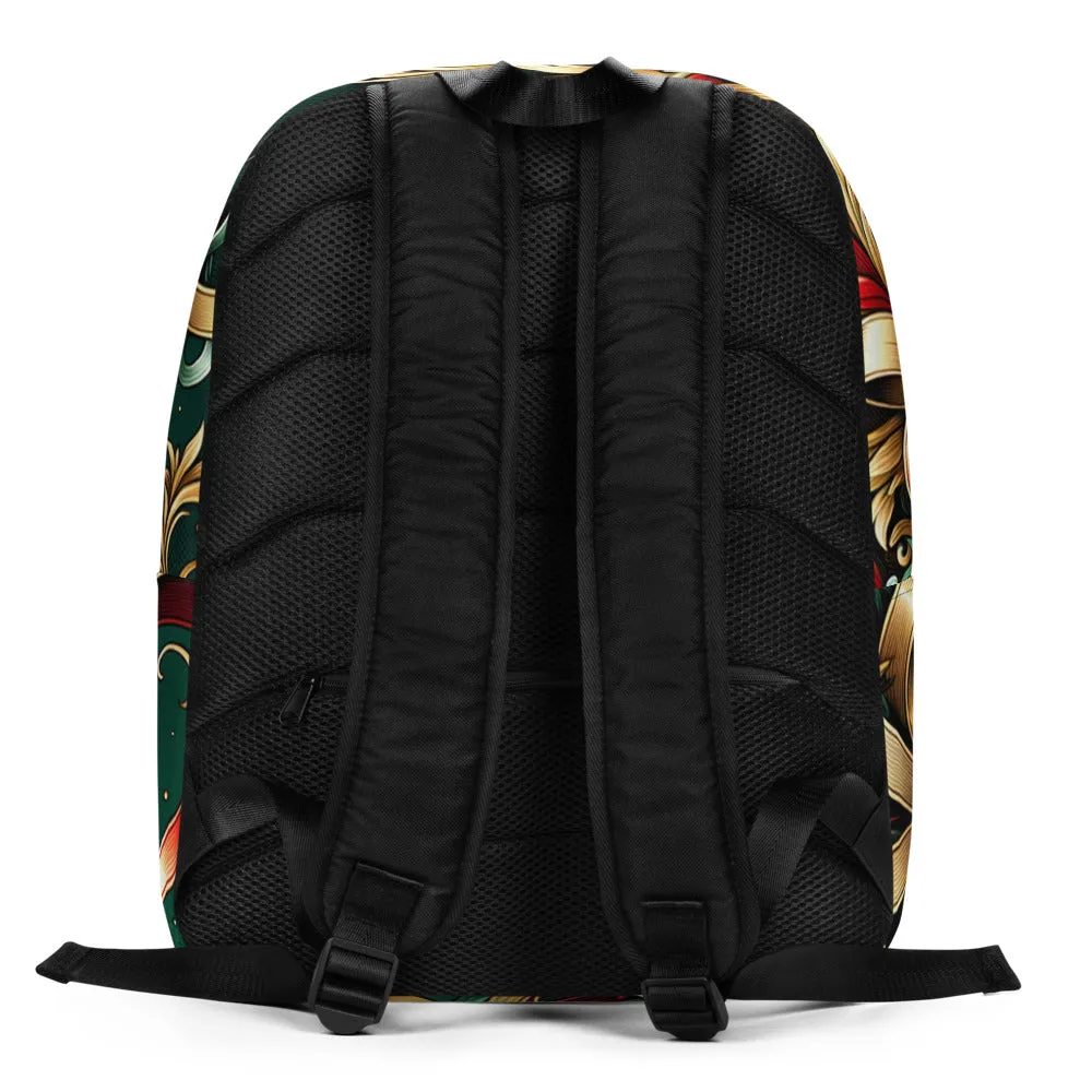 Whimsical Winter Wear Minimalist Backpack