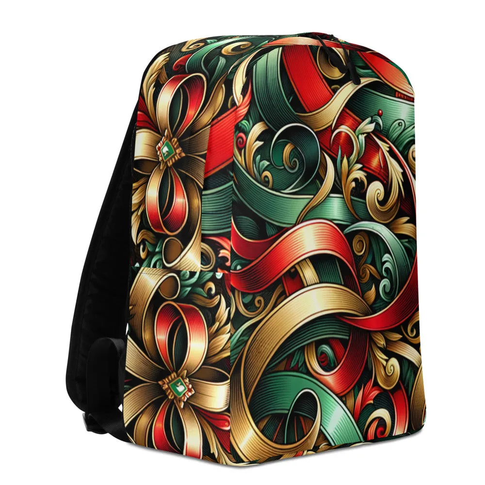 Whimsical Winter Wear Minimalist Backpack
