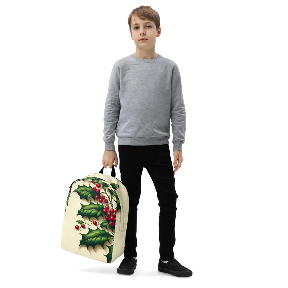 Whimsical Winter Wear Minimalist Backpack