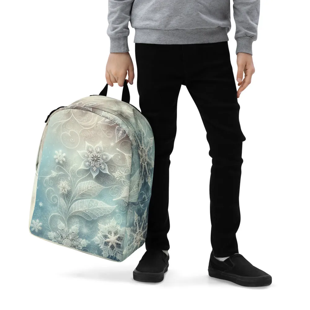 Whimsical Winter Wear Minimalist Backpack