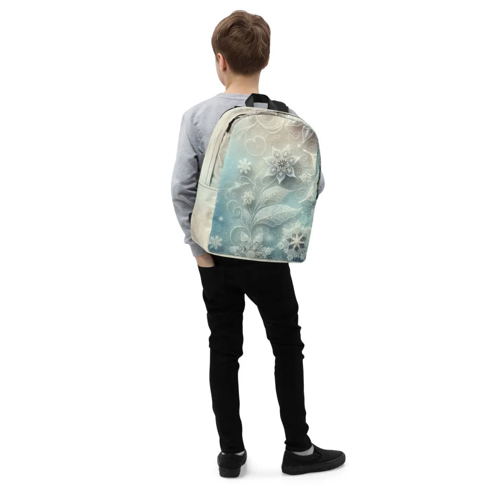 Whimsical Winter Wear Minimalist Backpack