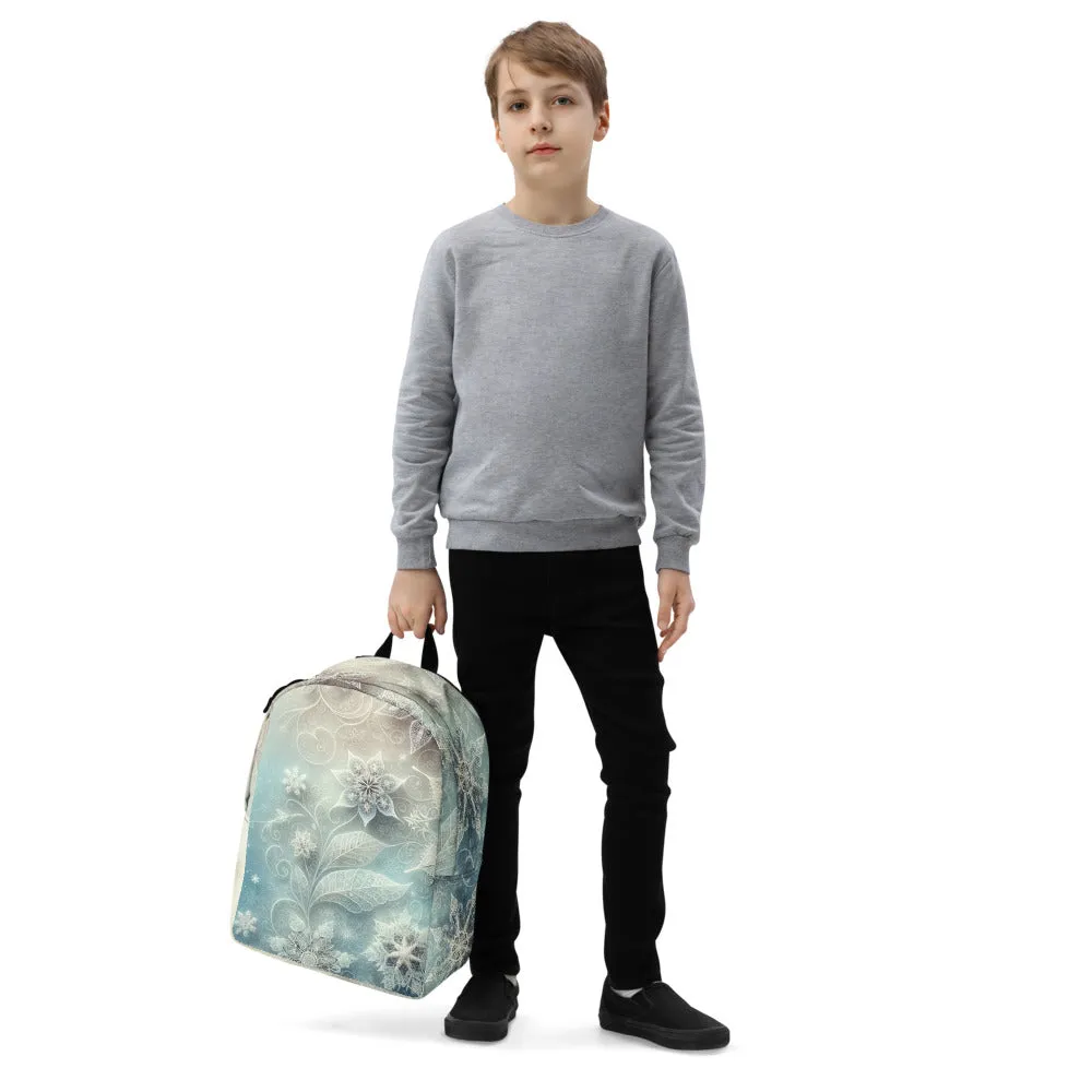 Whimsical Winter Wear Minimalist Backpack