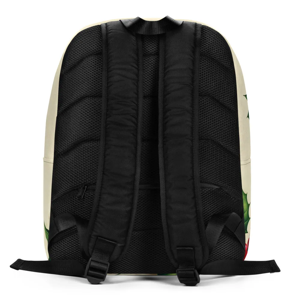 Whimsical Winter Wear Minimalist Backpack