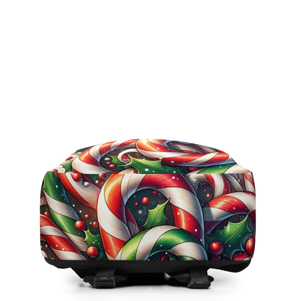 Whimsical Winter Wear Minimalist Backpack