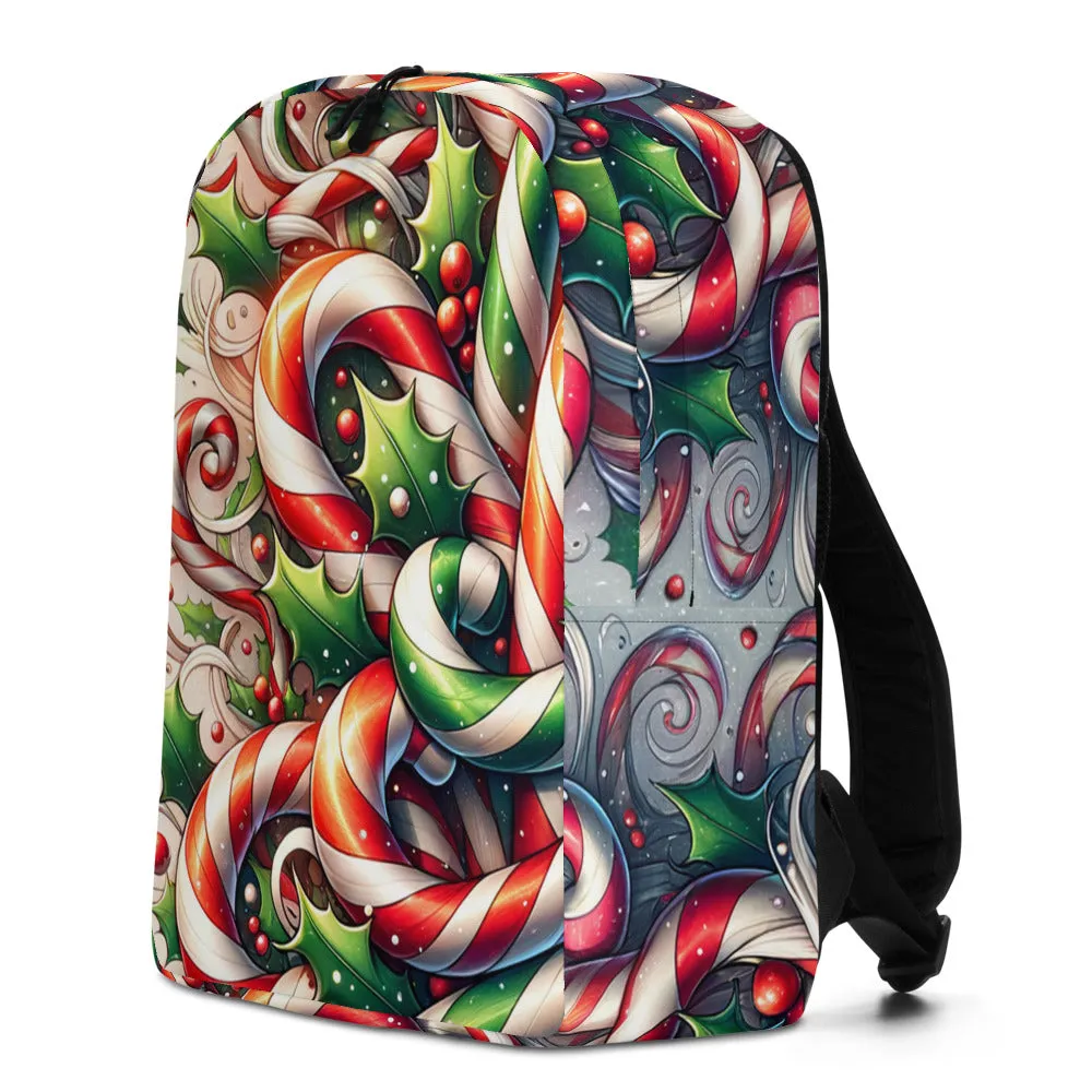 Whimsical Winter Wear Minimalist Backpack