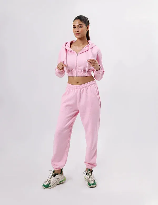 Women's Suit Zipper Casual Hoodie Waist Stretch Pants