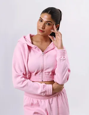 Women's Suit Zipper Casual Hoodie Waist Stretch Pants