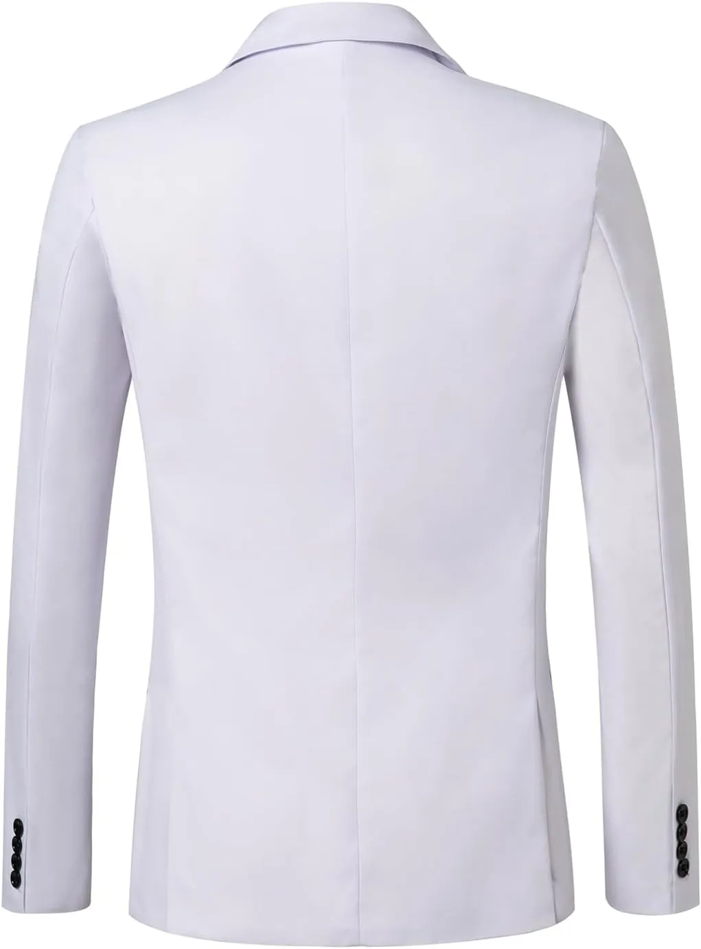 WZIKAI Mens Tuxedo Jacket Slim Fit One Button Solid Blazer Dress Suit for Wedding Prom Dinner Party